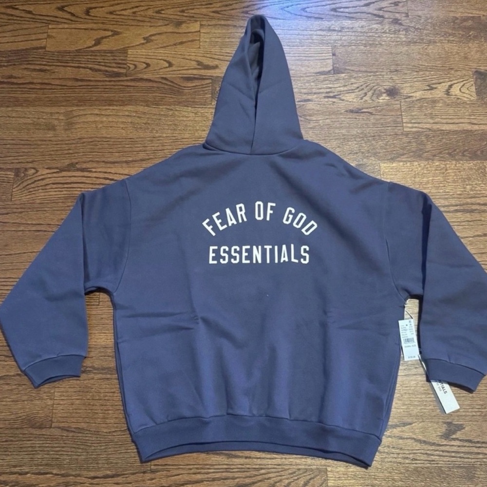 Essentials Fear of God Marine Hoodie in XXL - Picture 2 of 6